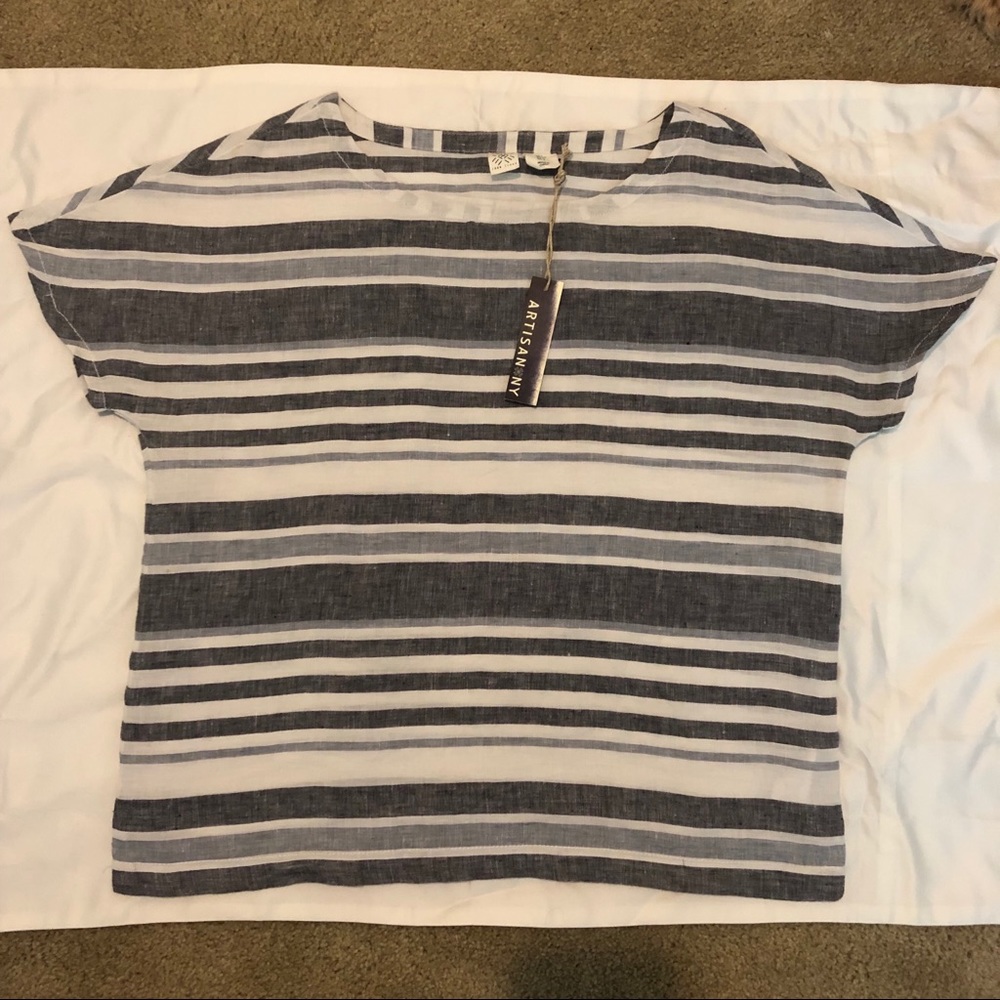 Artisan NY 100% Linen Shirt